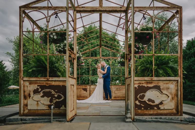 Engagement portrait, intimate and directed