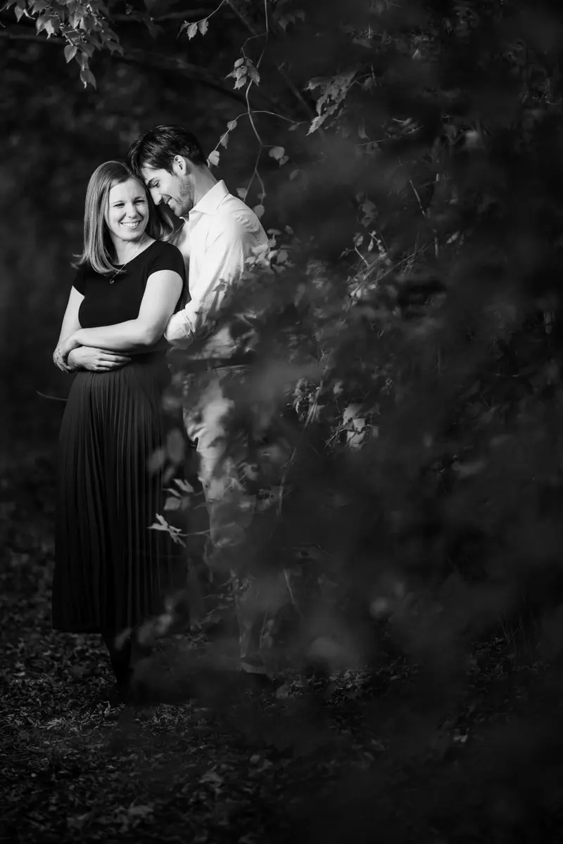 Engagement session candid, authentic connection