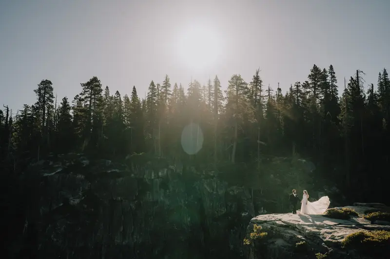 Wedding portrait at Yosemite National Park