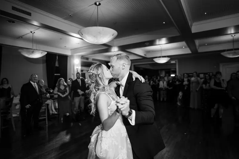 Wedding day couples portrait, soft and editorial