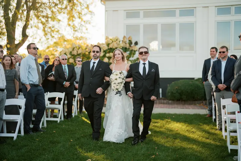 Wedding day couples portrait, beautifully lit