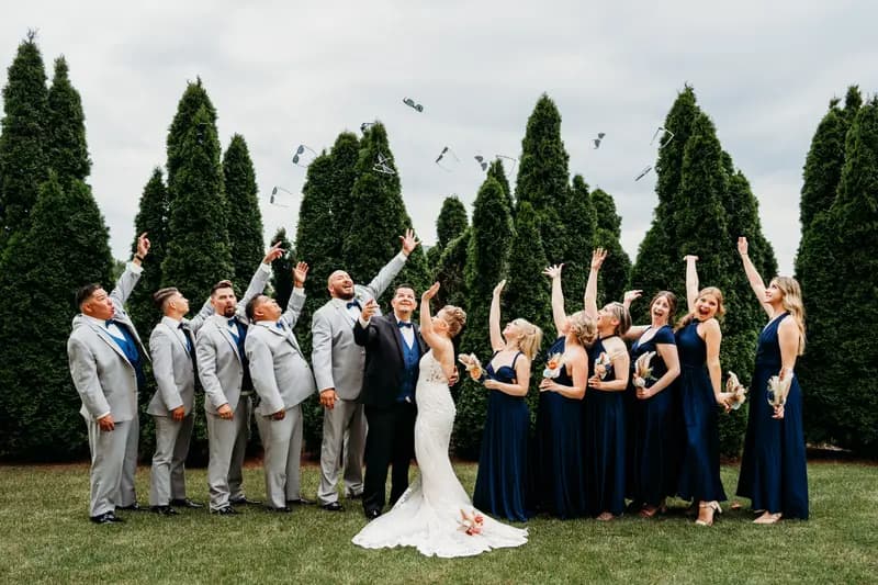 Wedding portrait preview, beautifully composed