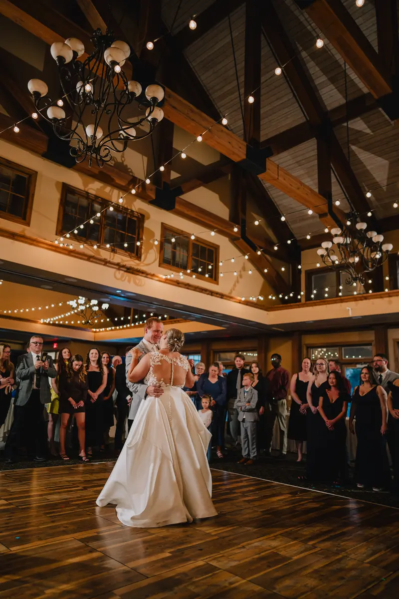 Wedding reception moment, authentic emotion