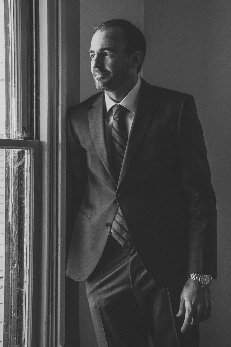 Wedding preview portrait with editorial presence