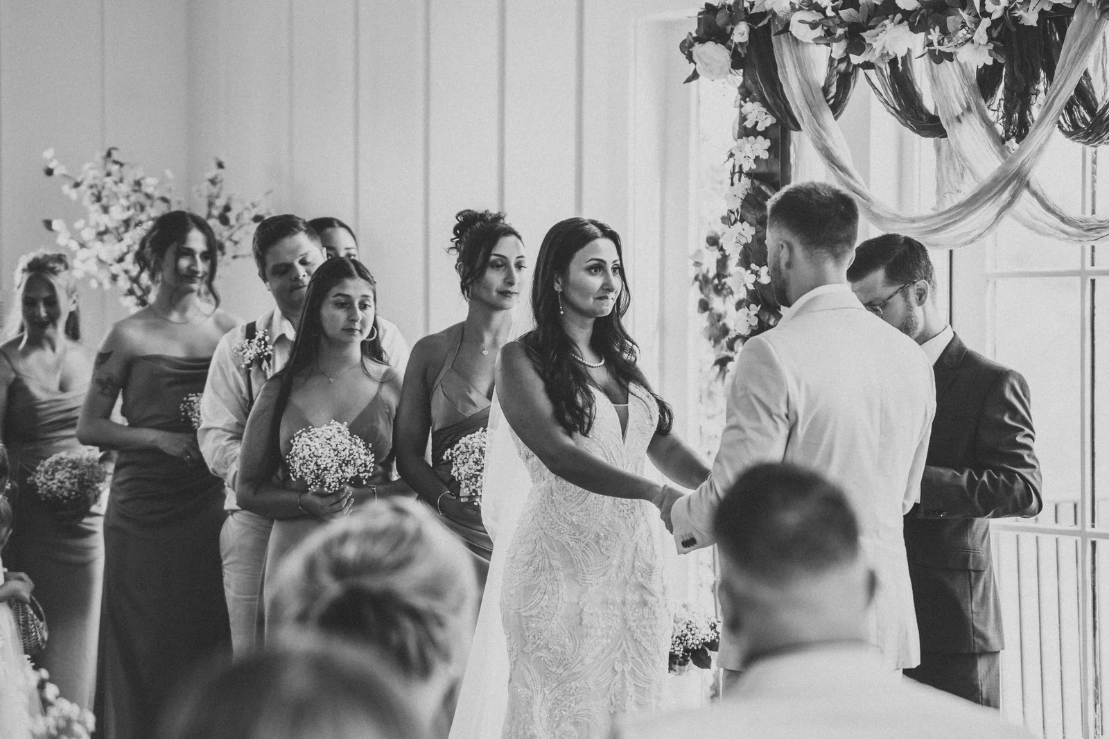 Sara and Kaelin wedding reception at The Venue at Birchwood, Spring Hill TN